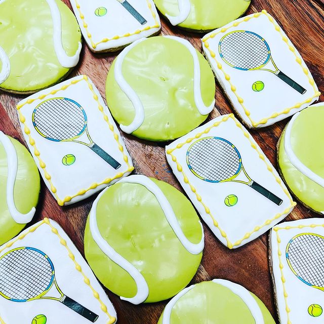 Tennis-Themed Cookies