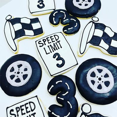 Racing-Themed Cookies