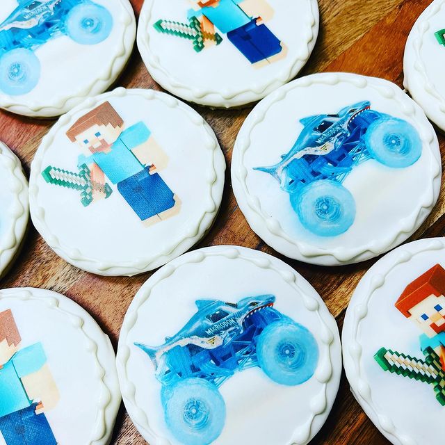 Minecraft-Themed Cookies