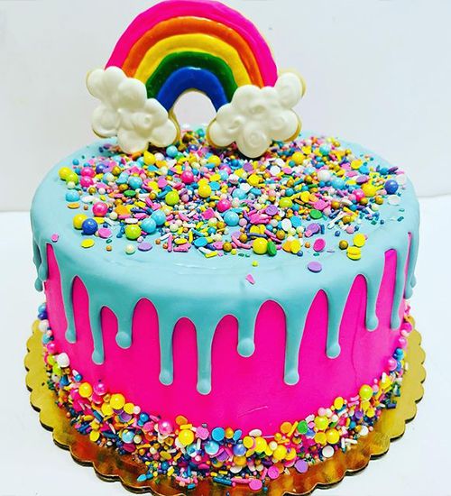 Custom Rainbow Cake