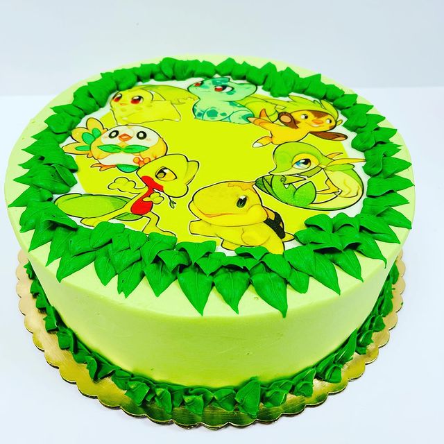 Pokemon-Themed Cake